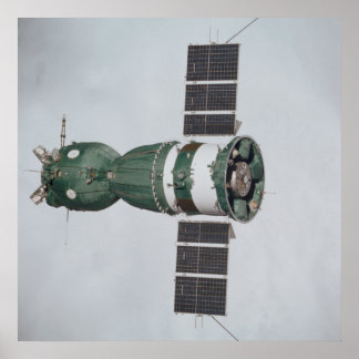 Póster Soyuz Spacecraft (Projeto de Teste Apollo-Soyuz)