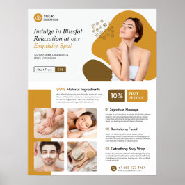 Poster Spa, centro de bem-estar, Beleza
