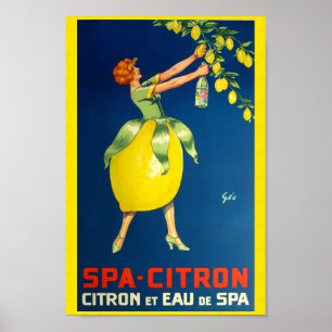 Poster Spa Citron
