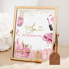 Poster Spa Refreshments - Sinal de Partido