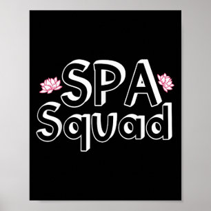 Poster Spa Squad Spa Funcionarios Funny Spa Festa de aniv