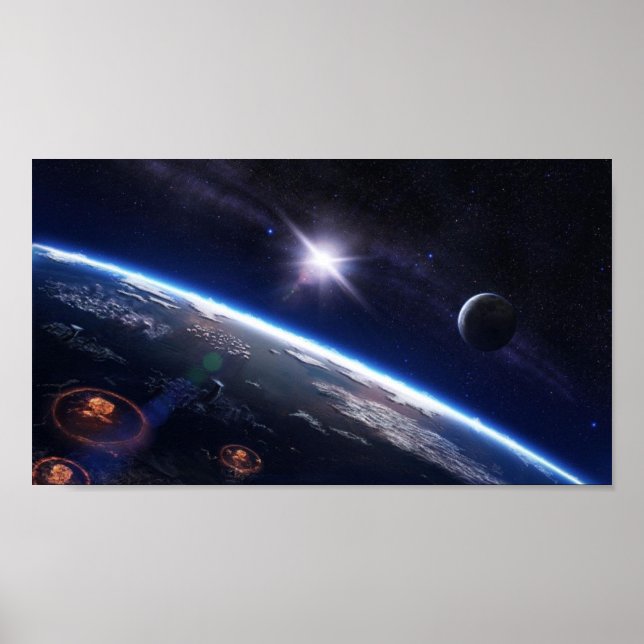 Poster “Space 1 " (Frente)