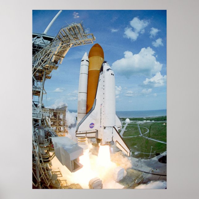 Poster Space Shuttle Atlantis (Frente)