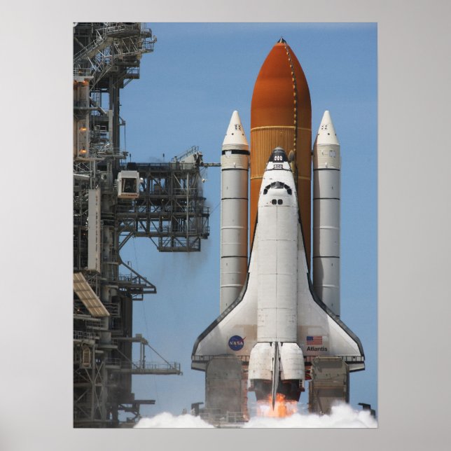 Póster Space Shuttle Atlantis (Frente)