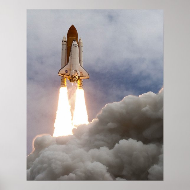 Póster Space Shuttle Atlantis (Frente)