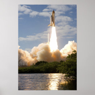 Poster Space Shuttle Atlantis levanta 11