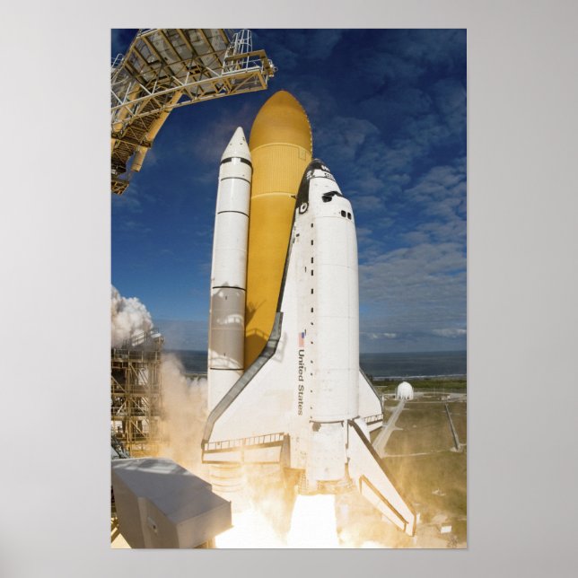 Póster Space Shuttle Atlantis levanta 13 (Frente)