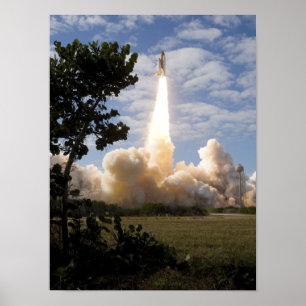 Poster Space Shuttle Atlantis levanta 15
