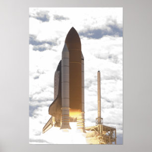 Póster Space Shuttle Atlantis lifts off 18