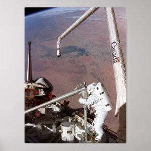 Poster Spacewalk a bordo do Shuttle Columbia (STS-87)