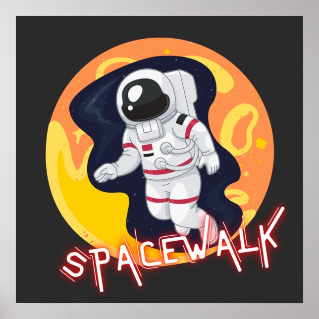 POSTER SPACEWALK - ASTRONAUTA ESPACIAL (Frente)