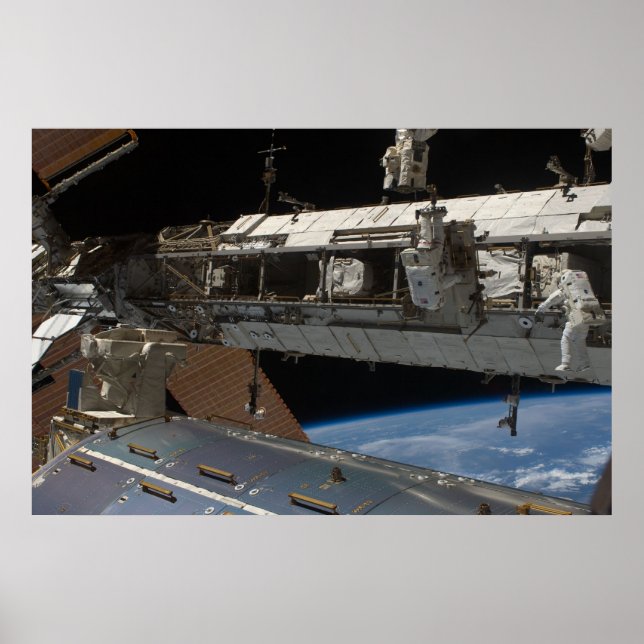 Póster Spacewalk (STS-119) (Frente)