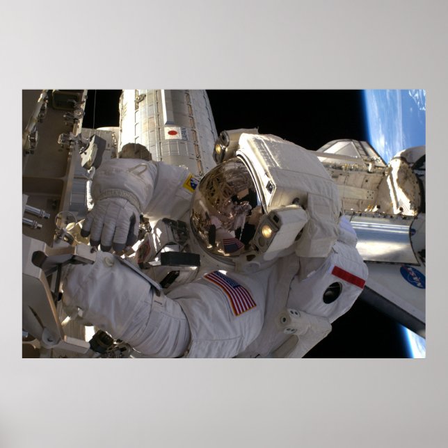 Poster Spacewalk (STS-119) (Frente)