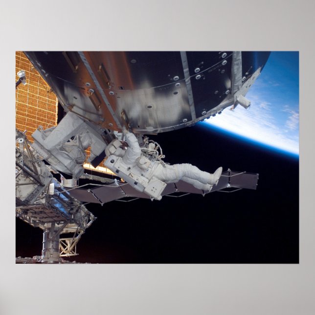Poster Spacewalk (STS-123) (Frente)