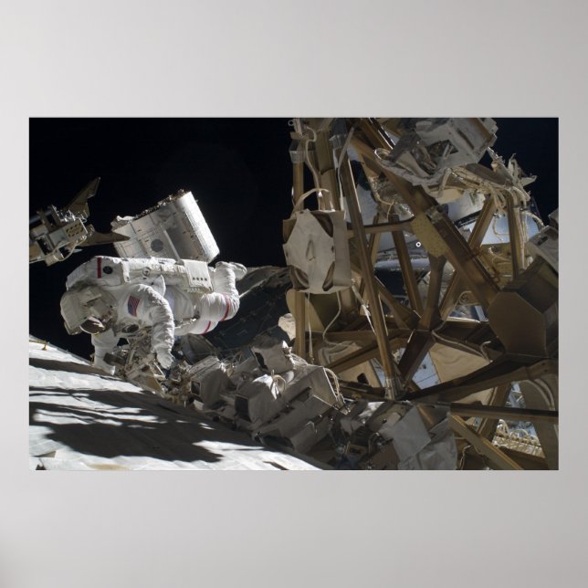 Poster Spacewalk (STS-129) (Frente)