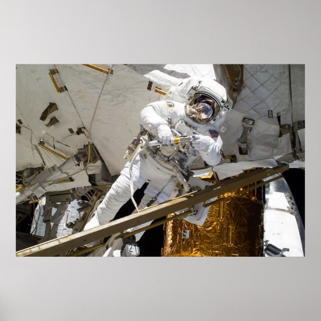 Póster Spacewalk (STS-133) (Frente)