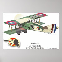 Spad XIII voado pelo Tenente Frank Luke