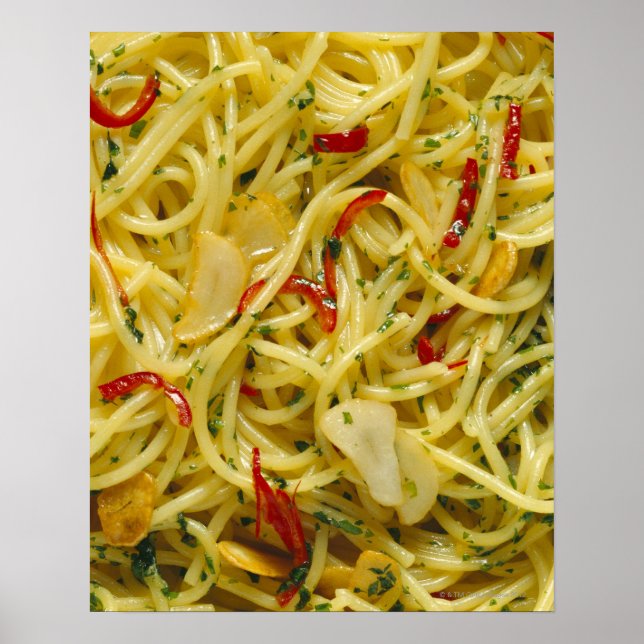 Póster Spaghetti Aglio; Olio e Peperoncino (Frente)