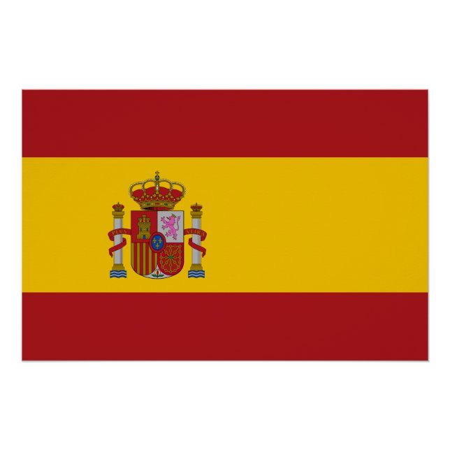 Póster Spain Flag (Frente)