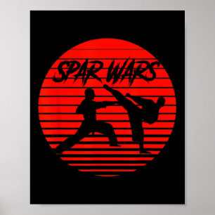 Poster Spar Wars Karate Shotokan Artes Marciais