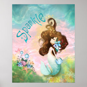 Poster Sparkle Mermaid