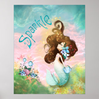Poster Sparkle Mermaid