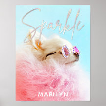 Sparkle The Tiny Chi | Vidro Personalizado Por Cão