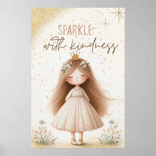 Poster Sparkle with kidness (Frente)