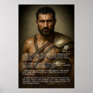 Poster Spartacus - O Espírito Inalcançável