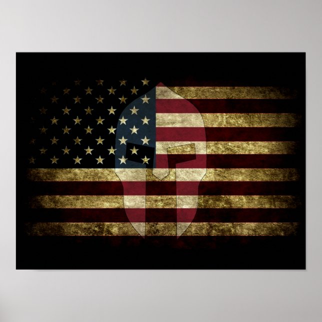 Poster Spartan Americano (Frente)
