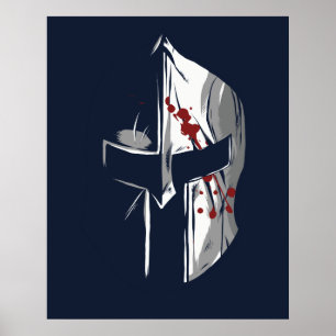 Poster Spartan Helmet