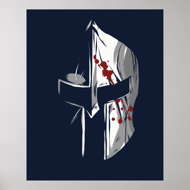 Poster Spartan Helmet (Frente)
