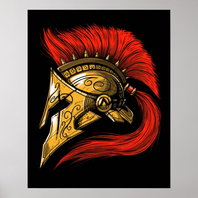Poster Spartan Helmet (Frente)