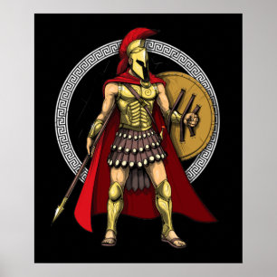 Poster Spartan Warrior