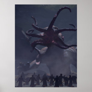 Póster Spawn da estrela de Cthulhu