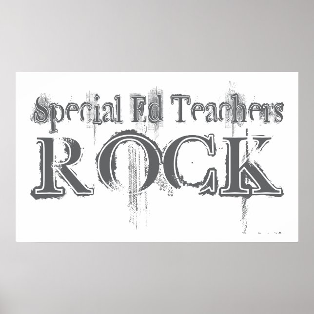 Póster Special Ed Teachers Rock (Frente)