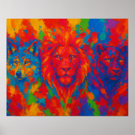 Poster Spectrum Wild Trio