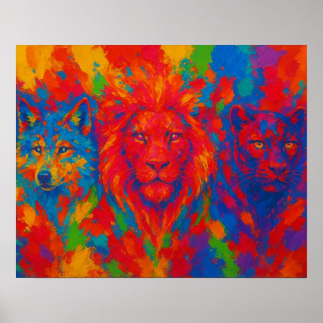 Poster Spectrum Wild Trio (Frente)