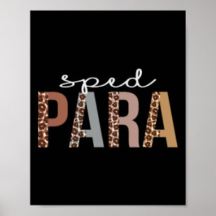 Poster Sped Para Leopard Apreciação Divertida Para Mulher