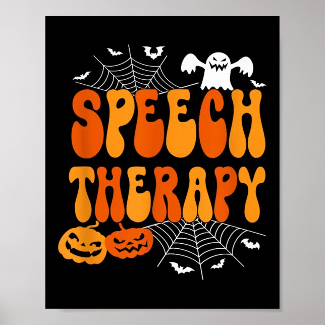 Poster Speech Therapy Speech Therast Speech Pathology Hal (Frente)