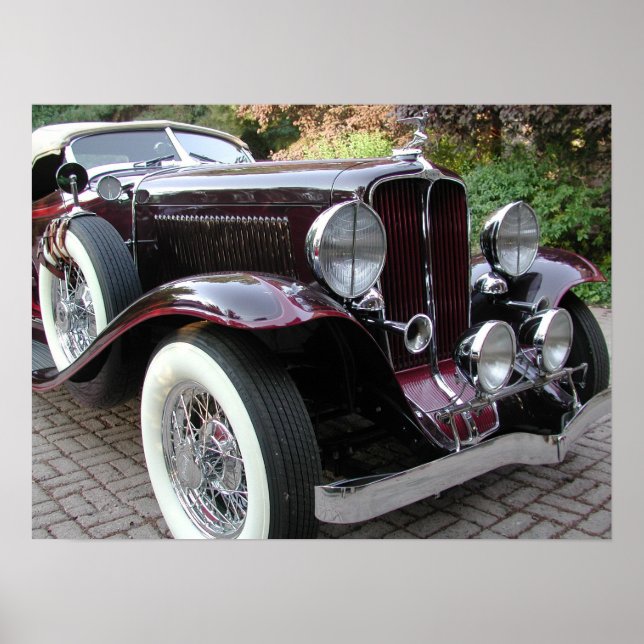 Póster Speedster Auburn Boattail 1932 (Frente)