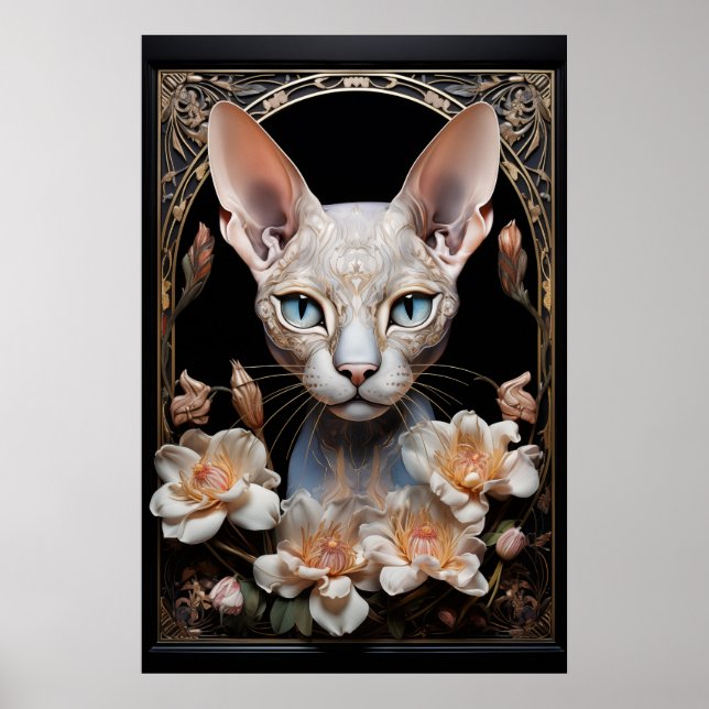 Poster Sphynx cat (Frente)