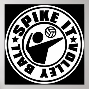Póster Spike_It_Volleyball