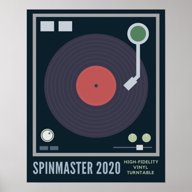 Poster SpinMaster 2020 Tampão de vinilo de alta fidelidad (Frente)