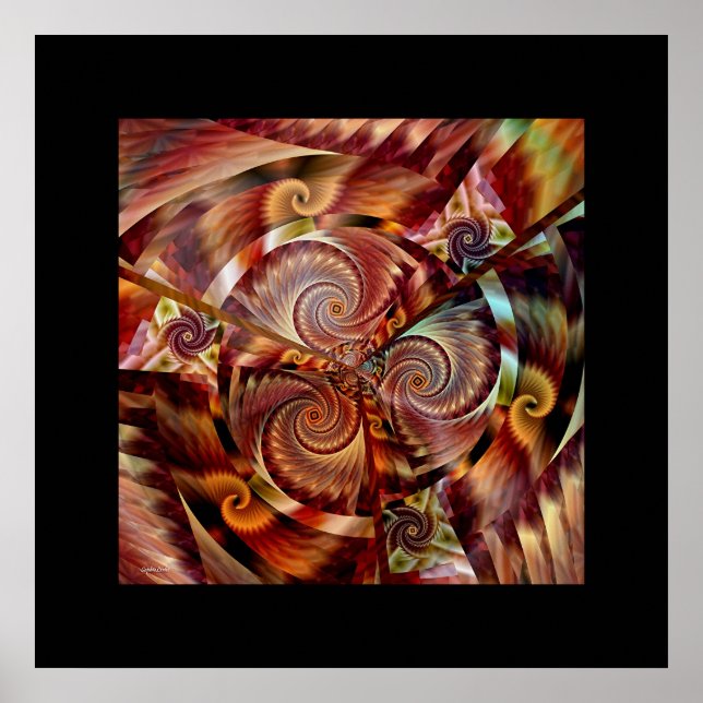 Póster Spiral Mandala (Frente)