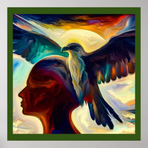 Poster Spirit Animal Eagle 3