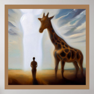 Poster Spirit Animal Giraffe 2
