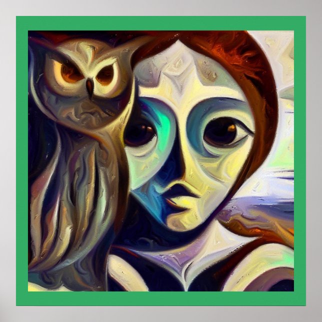 Poster Spirit Animal Owl 3 (Frente)