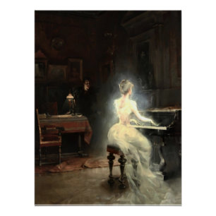 Póster Spirit por George Roux 1885 Poster Brilhante