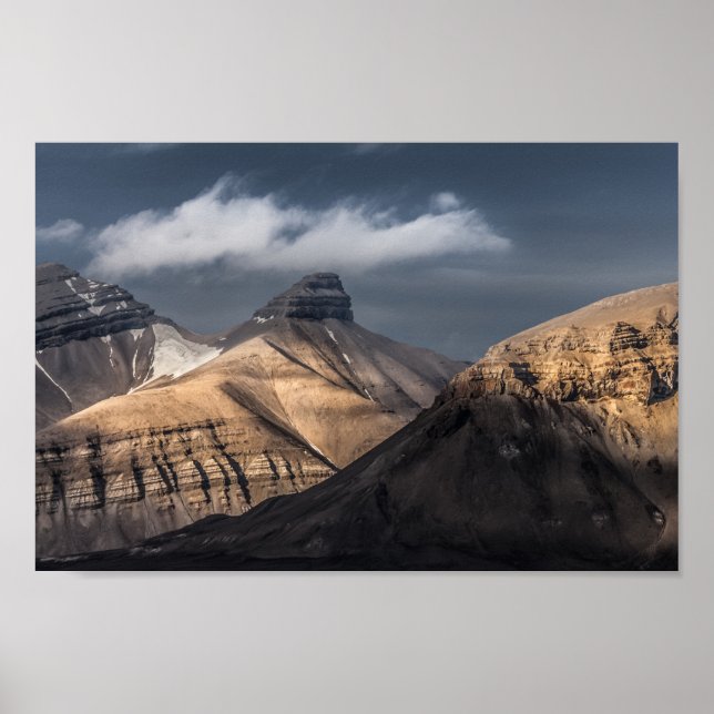 Poster Spitsbergen Svalbard (Frente)